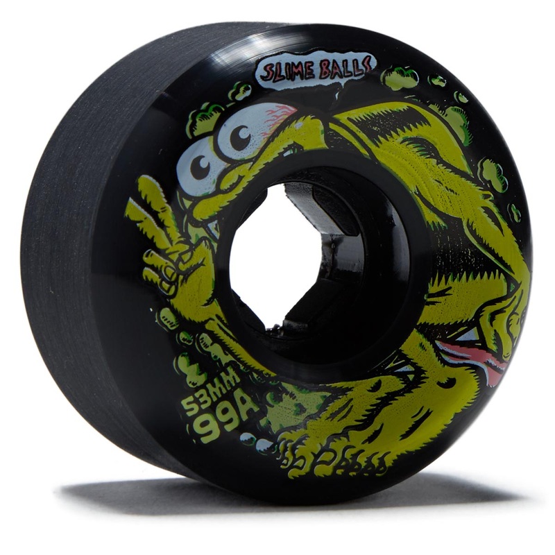 Slime Balls Slime Gremmie Vomit Mini 99a Skateboard Wheels – Black – 53mm