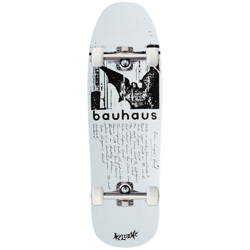 Welcome x Bauhaus Bela On A Gaia Skateboard Complete – White – 9.60