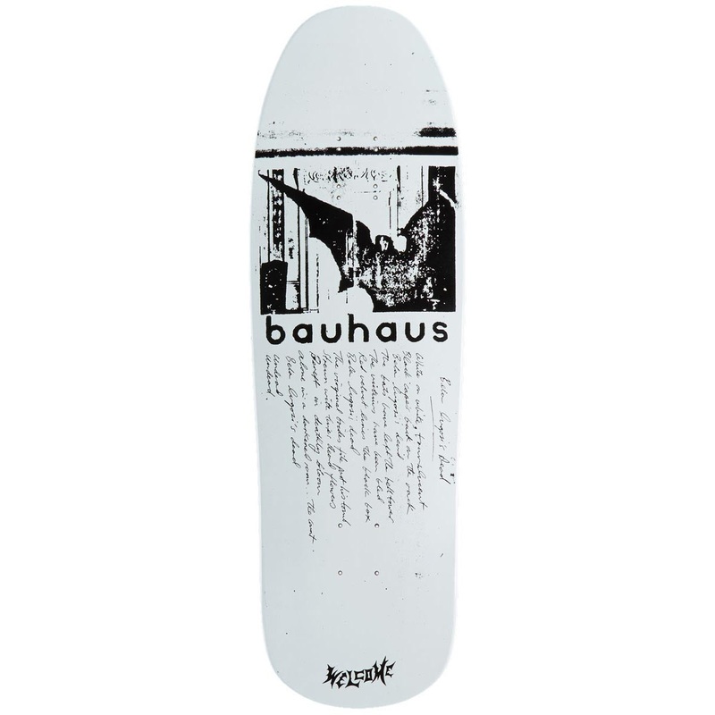 Welcome x Bauhaus Bela On A Gaia Skateboard Deck – White – 9.60