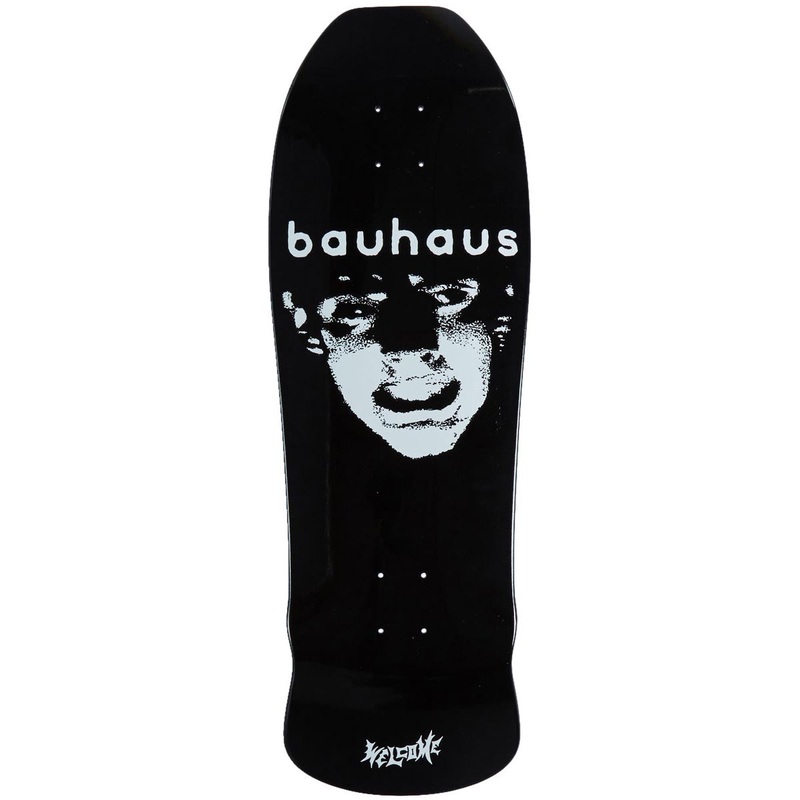 Welcome x Bauhaus Mask On An Early Grab Skateboard Deck – Black Dip – 10.00