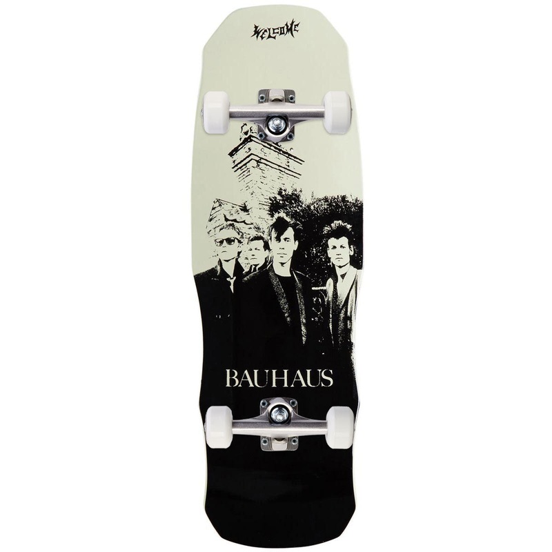 Welcome x Bauhaus Portrait On A Dark Lord Skateboard Complete – Bone – 9.85
