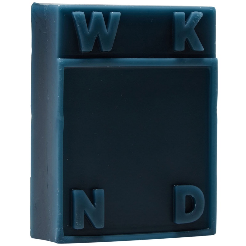 WKND Square Logo Skate Wax – Navy