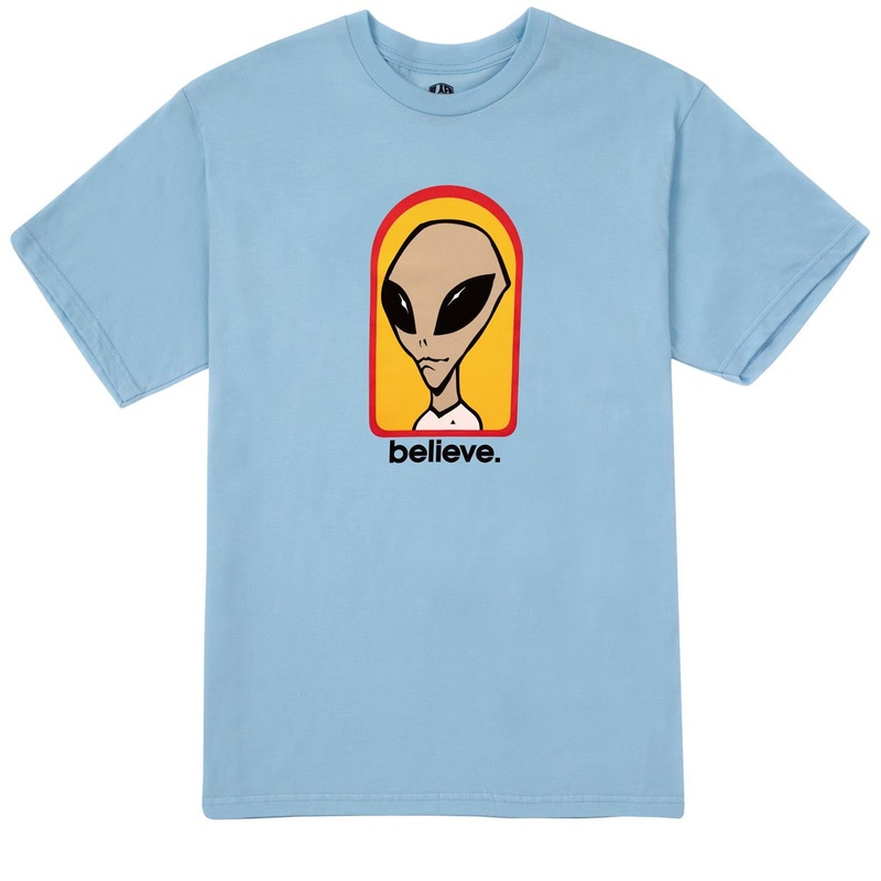 Alien Workshop Believe T-Shirt – Light Blue