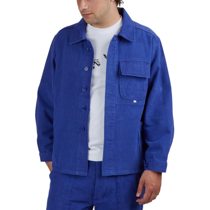 CCS French Cropped Chore Jacket – Blue