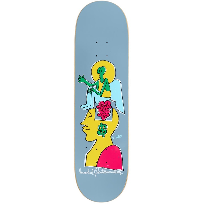 Krooked Smart Money Skateboard Deck – 8.62