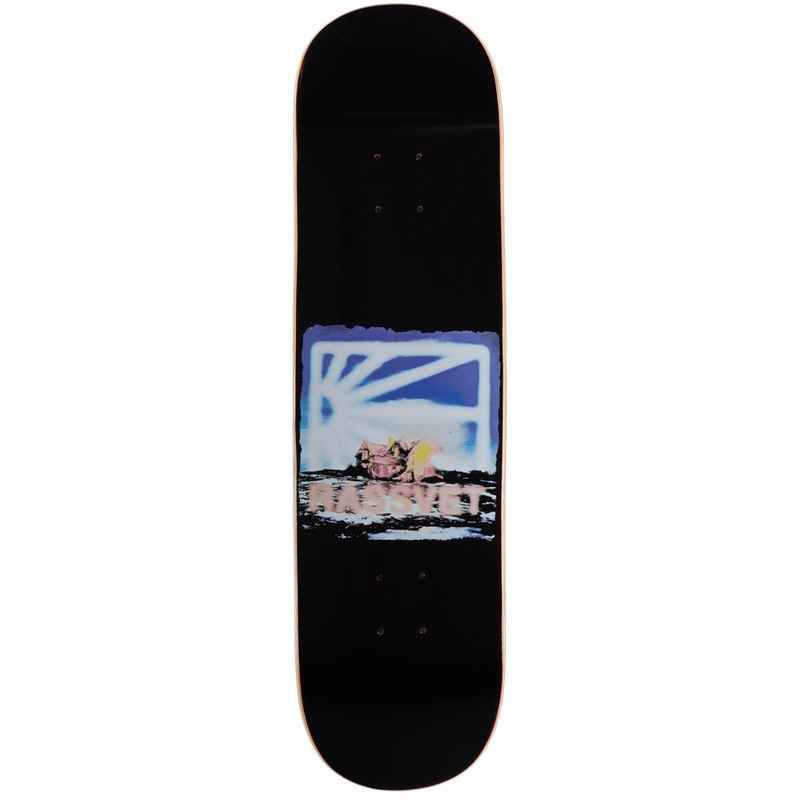 Rassvet On Fire Skateboard Deck – Black – 8.375