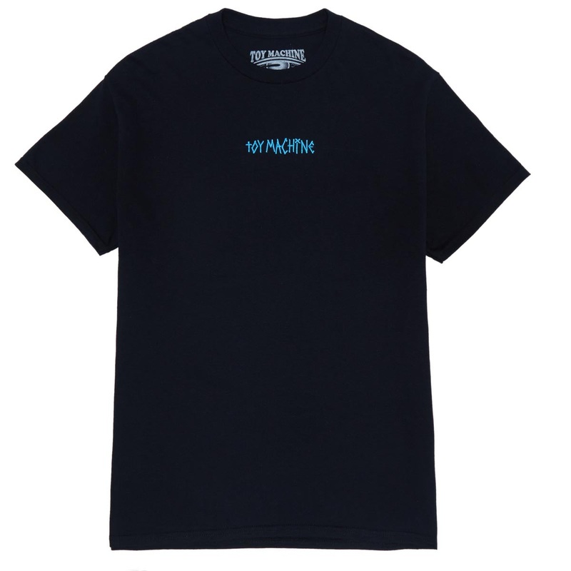 Toy Machine Triple Fist Embroidered T-Shirt – Black