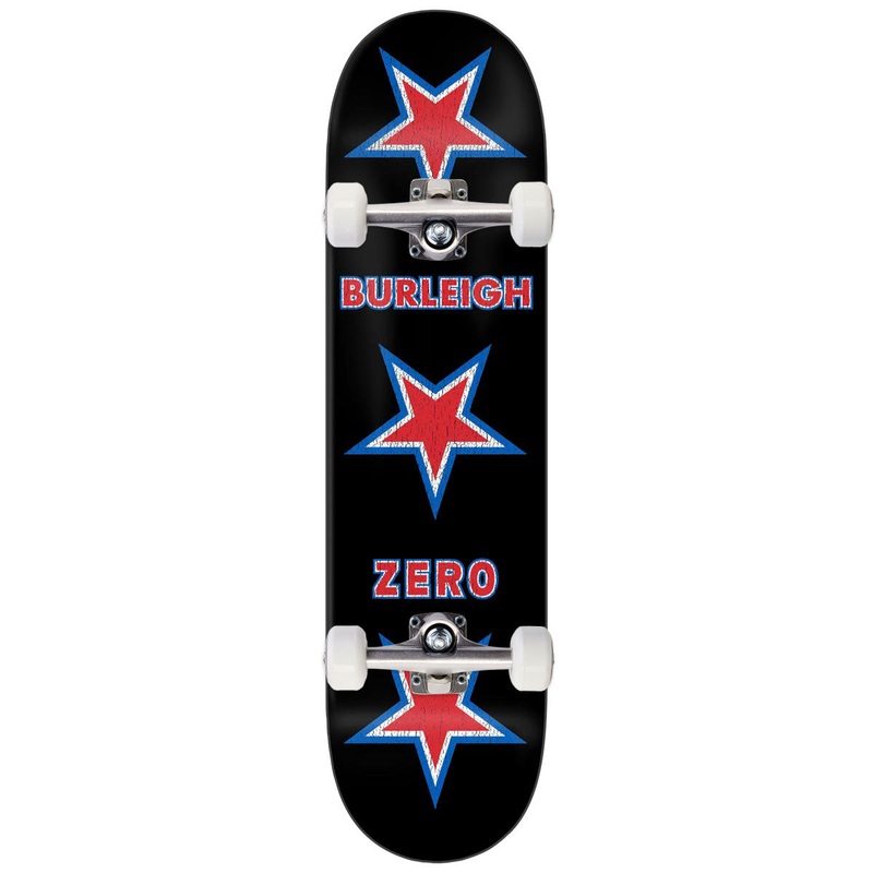 Zero American Zero Burleigh Skateboard Complete – Black – 8.50
