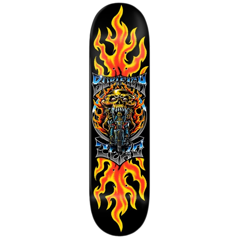 Zero Chrome Burleigh Skateboard Deck – 8.50