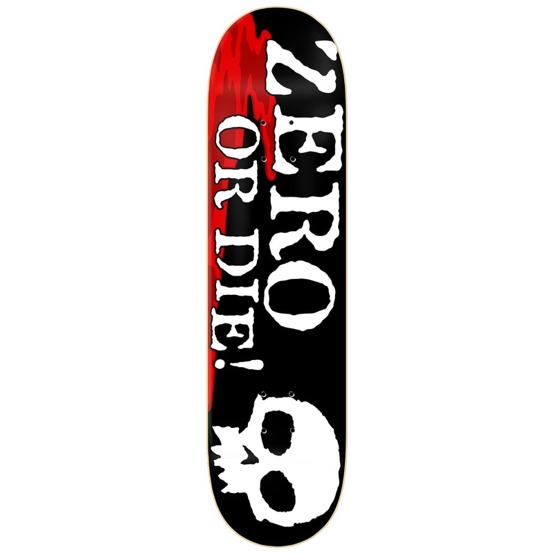 Zero Zero Or Die Skateboard Deck – 8.25
