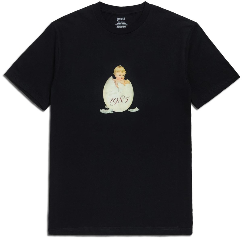 CCS 1985 Egg T-Shirt – Black – SM