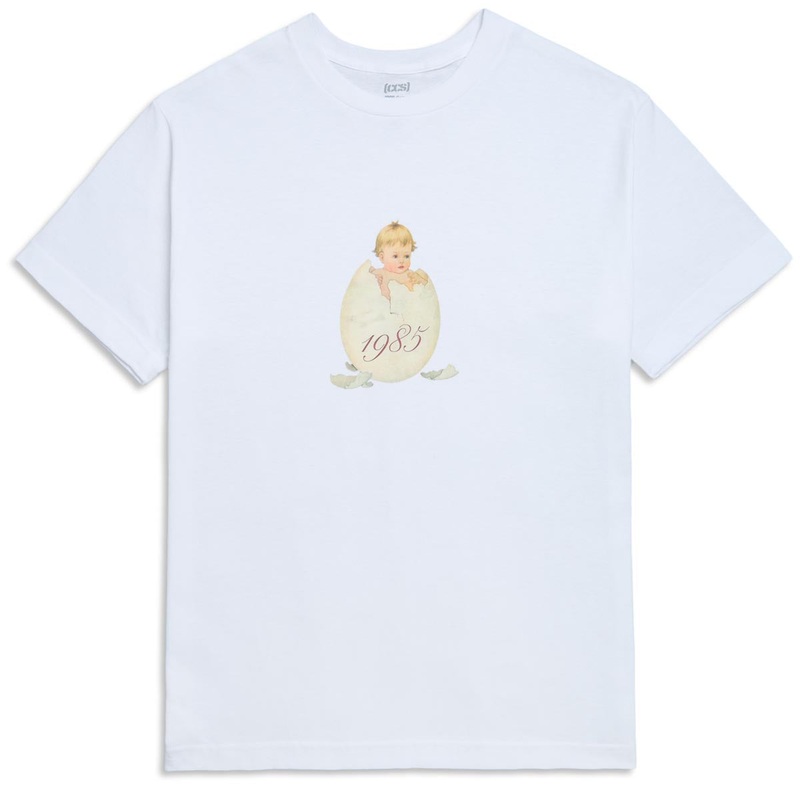 CCS 1985 Egg T-Shirt – White – SM