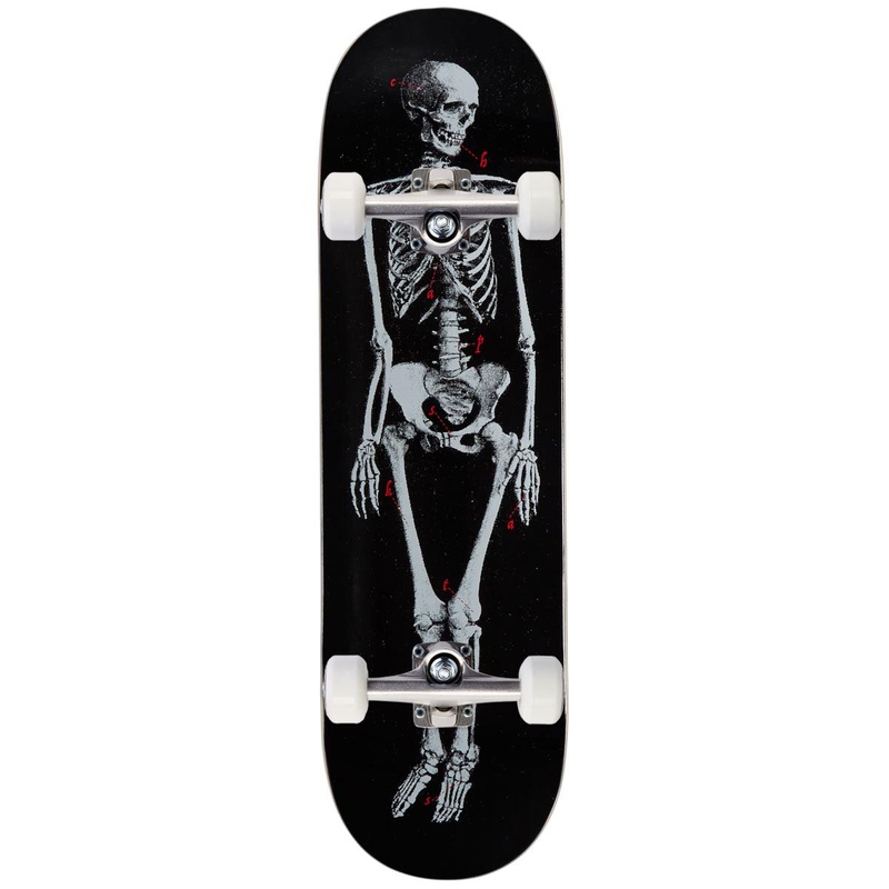 CCS Skeleton Skateboard Complete – Black – 9.00