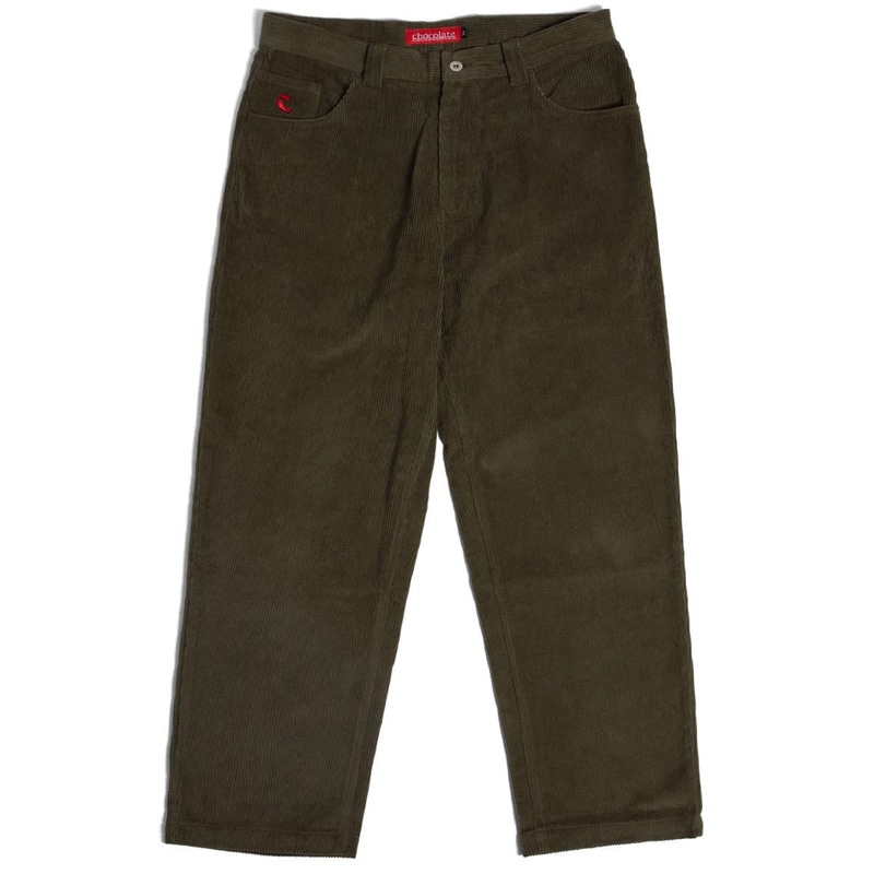 Chocolate Cord Pants – Olive