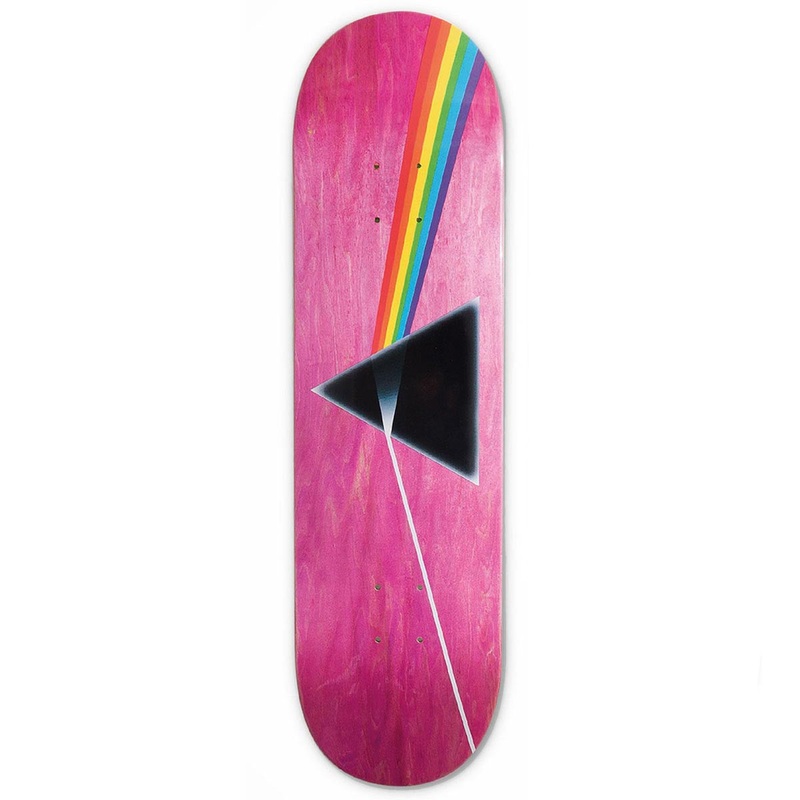 Habitat x Pink Floyd Dark Side of the Moon Skateboard Deck – Pink – 8.50