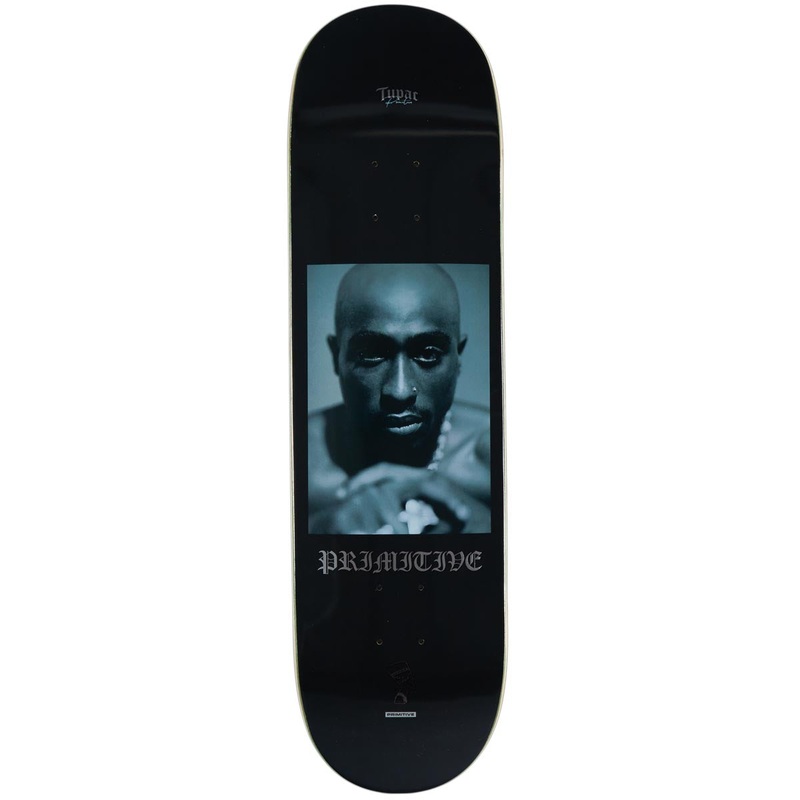 Primitive x Tupac Royalty Skateboard Deck – Black – 8.50