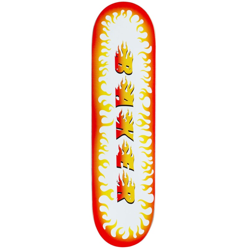 Baker Casper Flama Blanca Skateboard Deck – 8.25