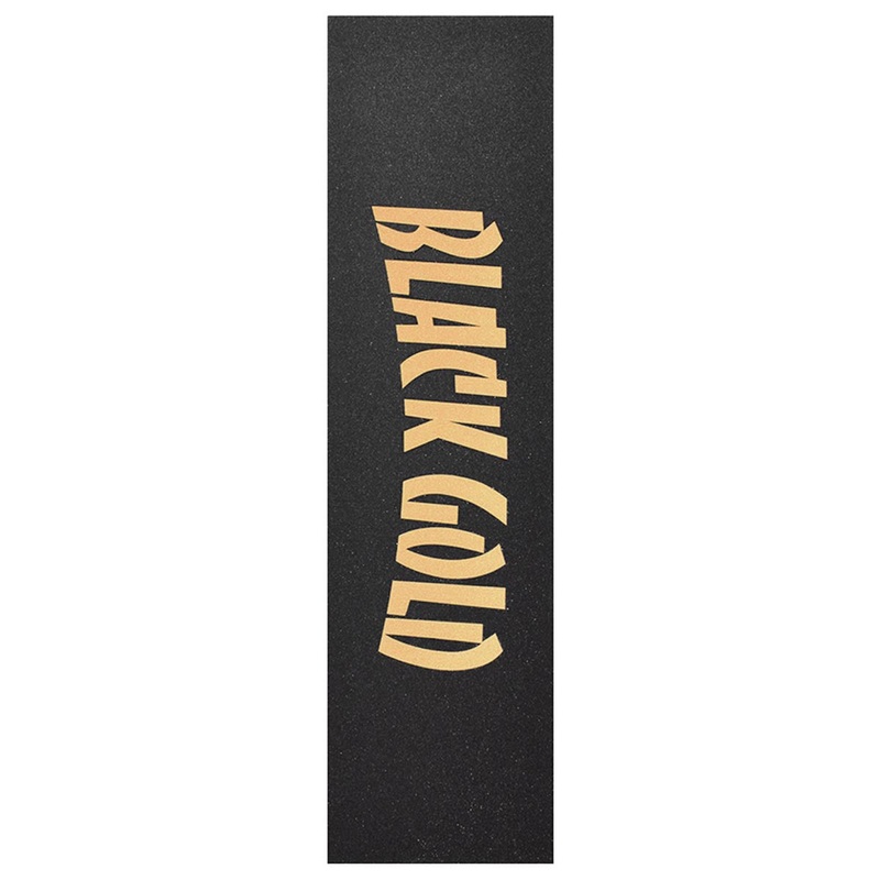 Black Gold Arch Text Grip tape – Black/Gold Print