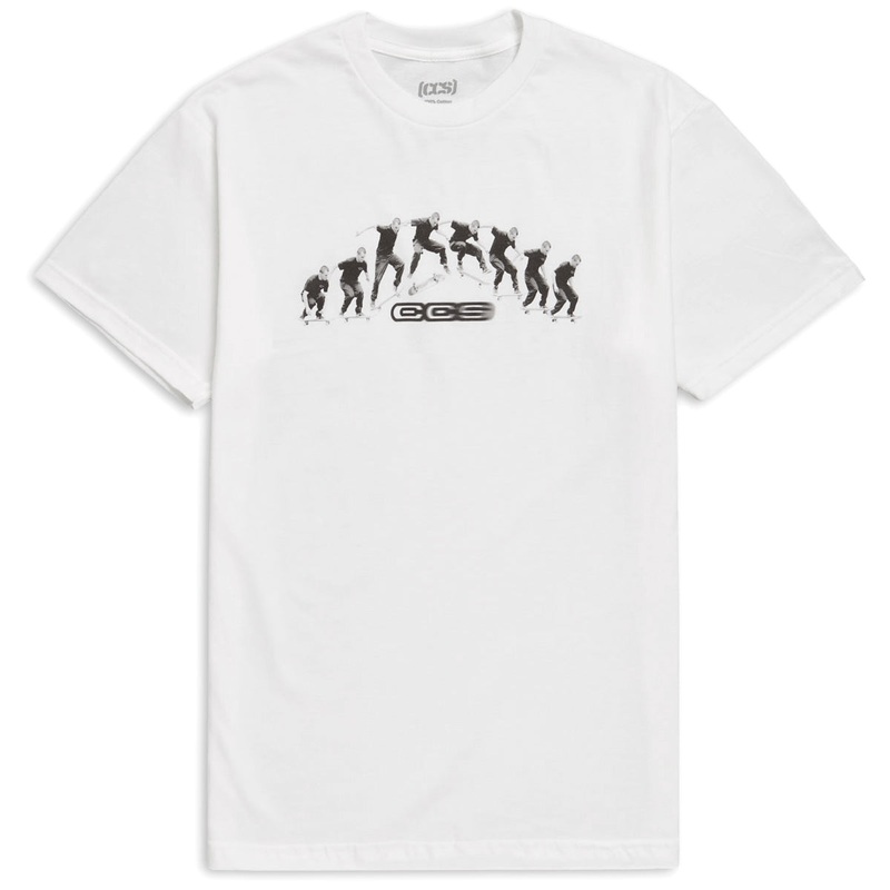 CCS Mason Kickflip T-Shirt – White