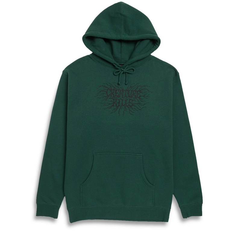 Creature Scribe Hoodie – Dark Green