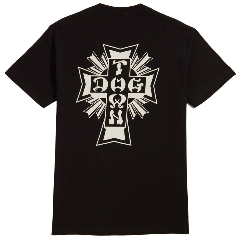 Dogtown Cross Logo T-Shirt – Black/White