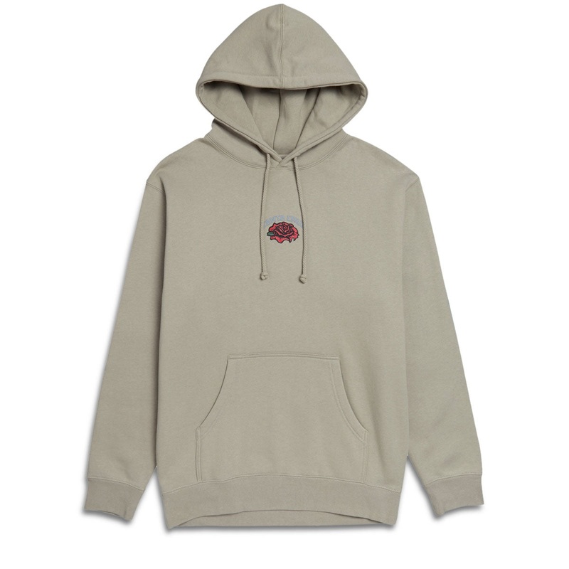 Santa Cruz Dressen Rose Solo Center Hoodie – Cement