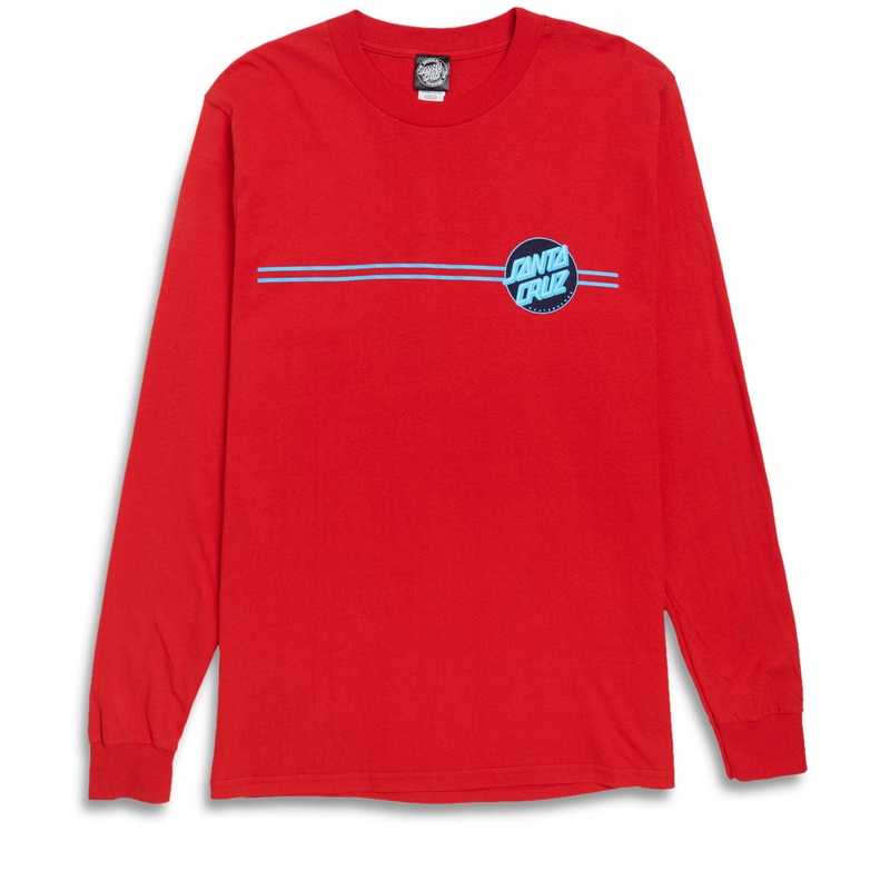 Santa Cruz Other Dot Long Sleeve T-Shirt – Fuji Red/Black/Blue