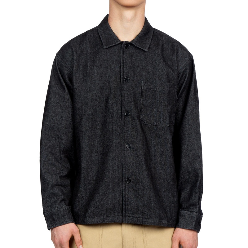 CCS Box Denim Shirt – Black