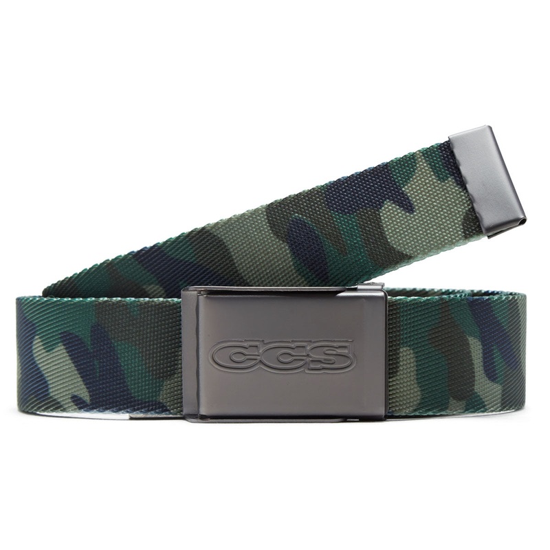 CCS Gunmetal 96 Logo Web Belt – Camo