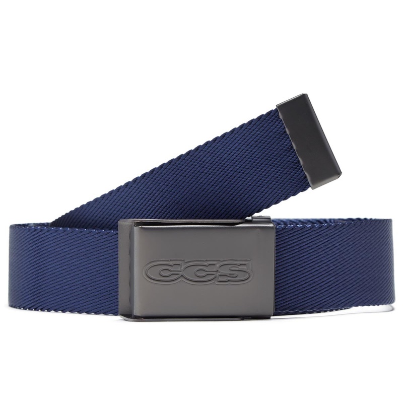 CCS Gunmetal 96 Logo Web Belt – Navy