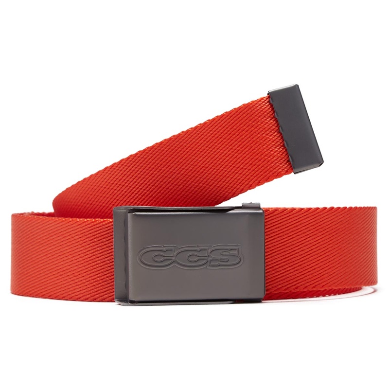 CCS Gunmetal 96 Logo Web Belt – Orange