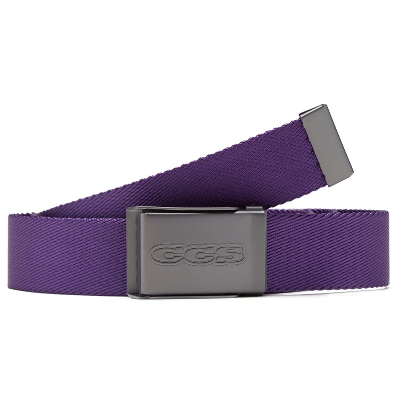 CCS Gunmetal 96 Logo Web Belt – Purple