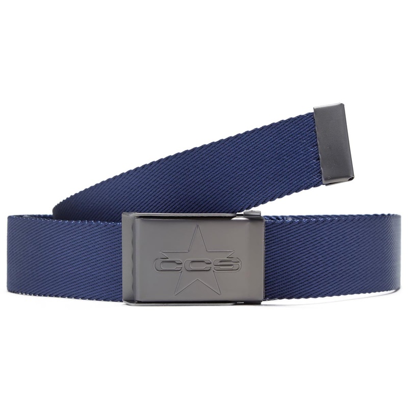 CCS Gunmetal 97 Star Web Belt – Navy