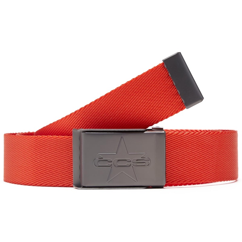 CCS Gunmetal 97 Star Web Belt – Orange