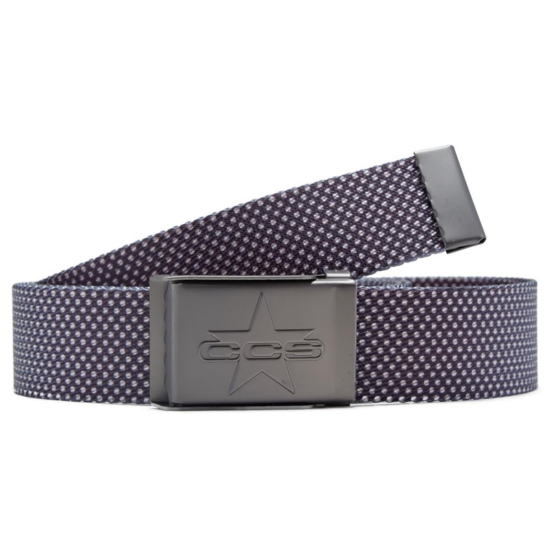 CCS Gunmetal 97 Star Web Belt – Polka Dot