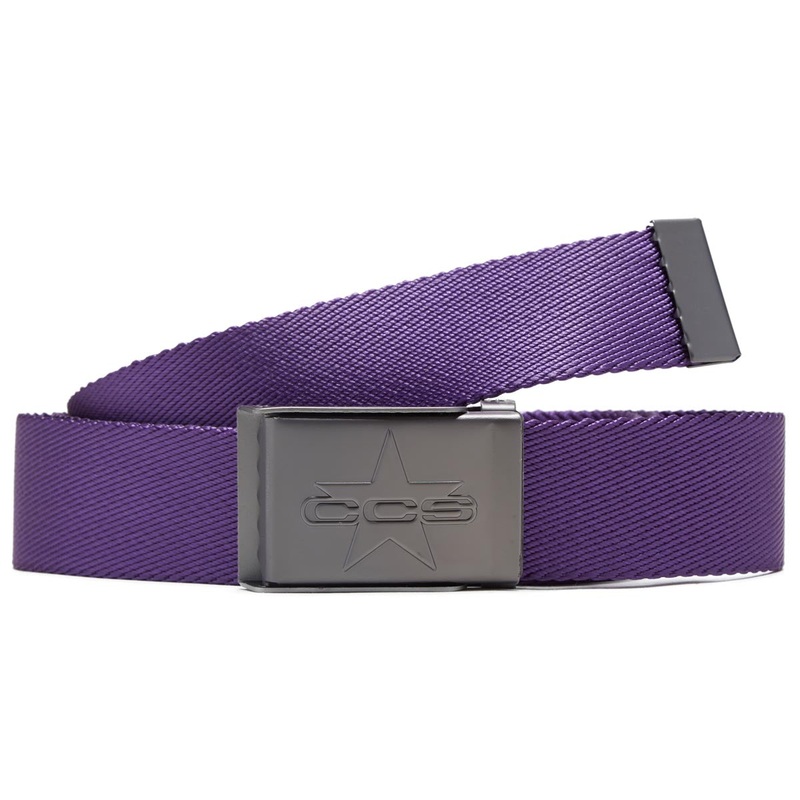 CCS Gunmetal 97 Star Web Belt – Purple