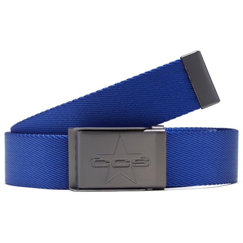 CCS Gunmetal 97 Star Web Belt – Royal Blue