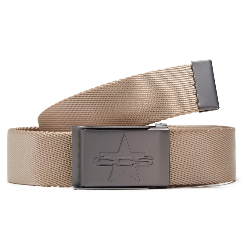 CCS Gunmetal 97 Star Web Belt –  Tan
