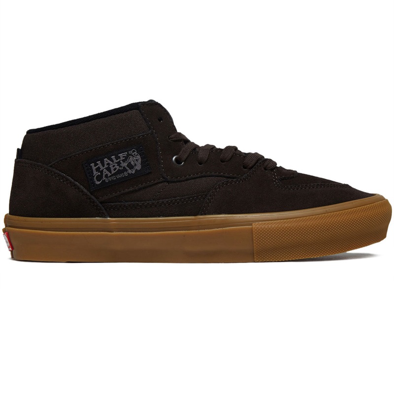 Vans Skate Half Cab Shoes – Brown Suede/Gum