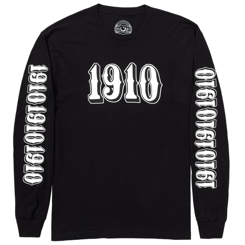 1910 OG Font Long Sleeve T-Shirt – Black