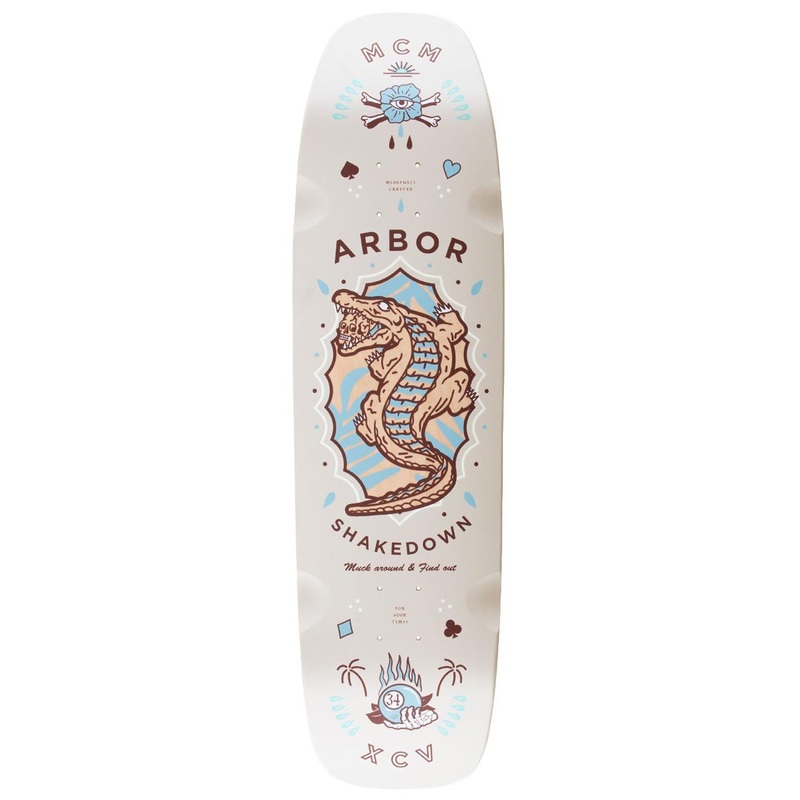 Arbor Shakedown Deathtroll 34 Longboard Cruiser Deck