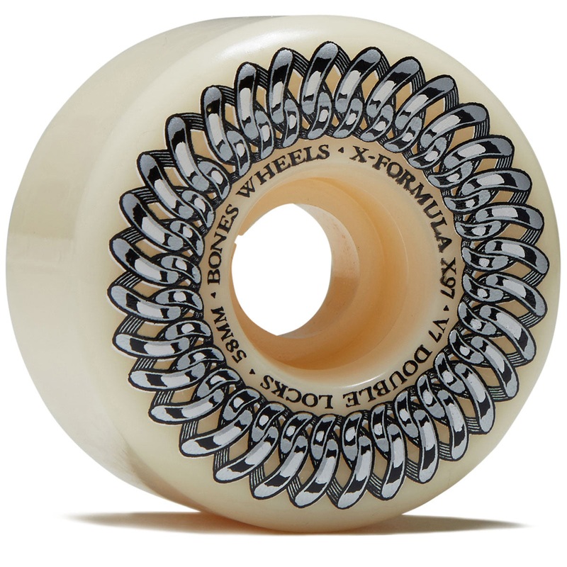Bones X Formula Double Lock 97a V7 Skateboard Wheels – 58mm