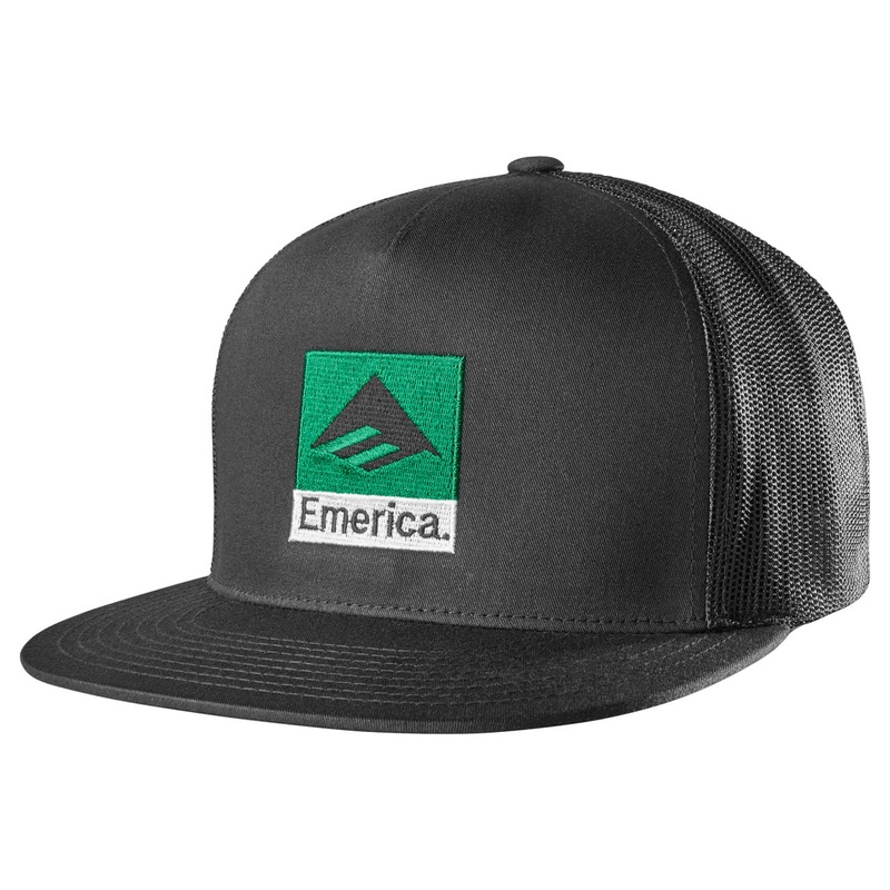 Emerica Classic Snapback Hat – Black