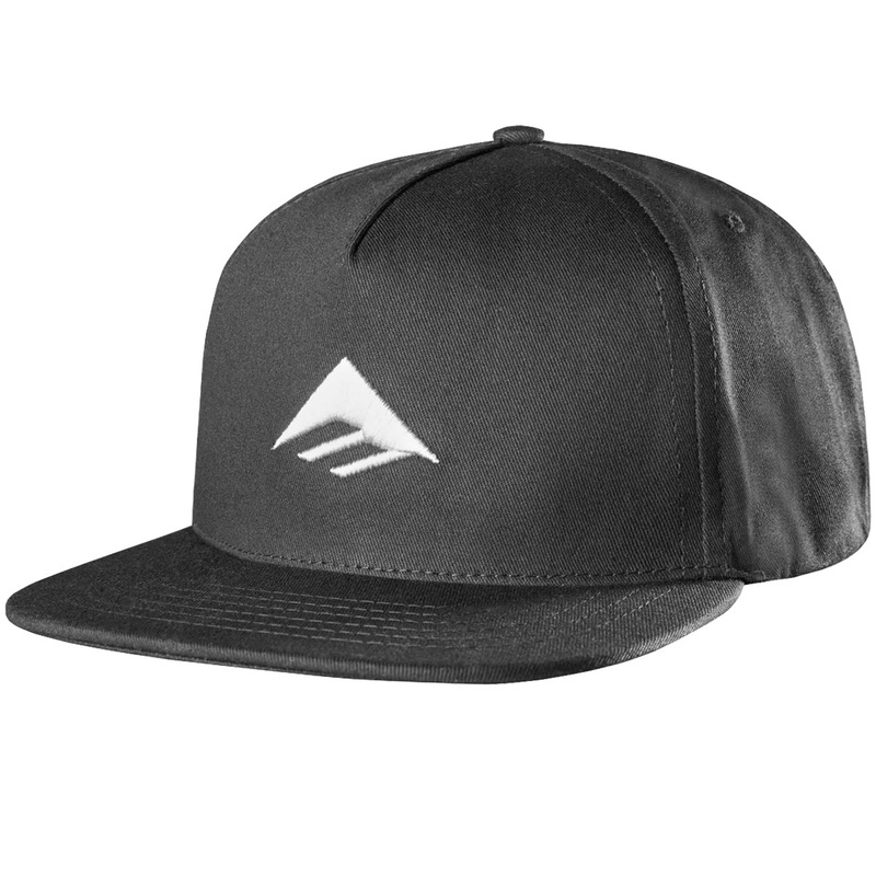 Emerica Classic Snapback Hat – Black/White