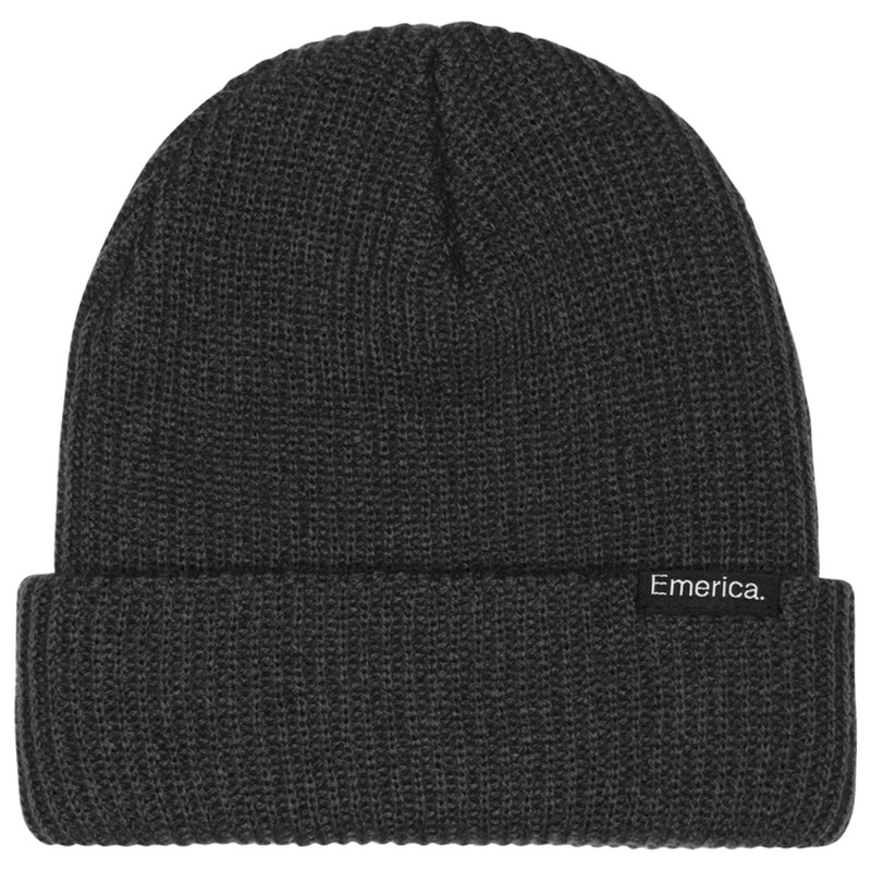 Emerica Logo Clamp Beanie – Black