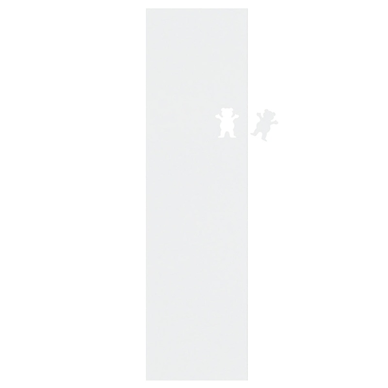 Grizzly Bear Cutout Regular Grip Tape – White