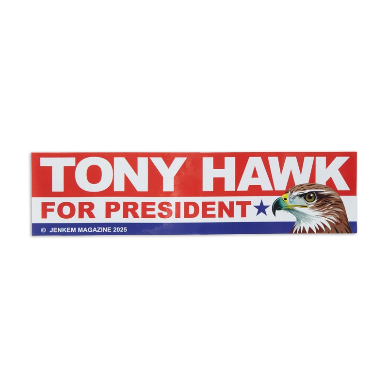 Jenkem Hawk 4 Prez Bumper Sticker – Multi