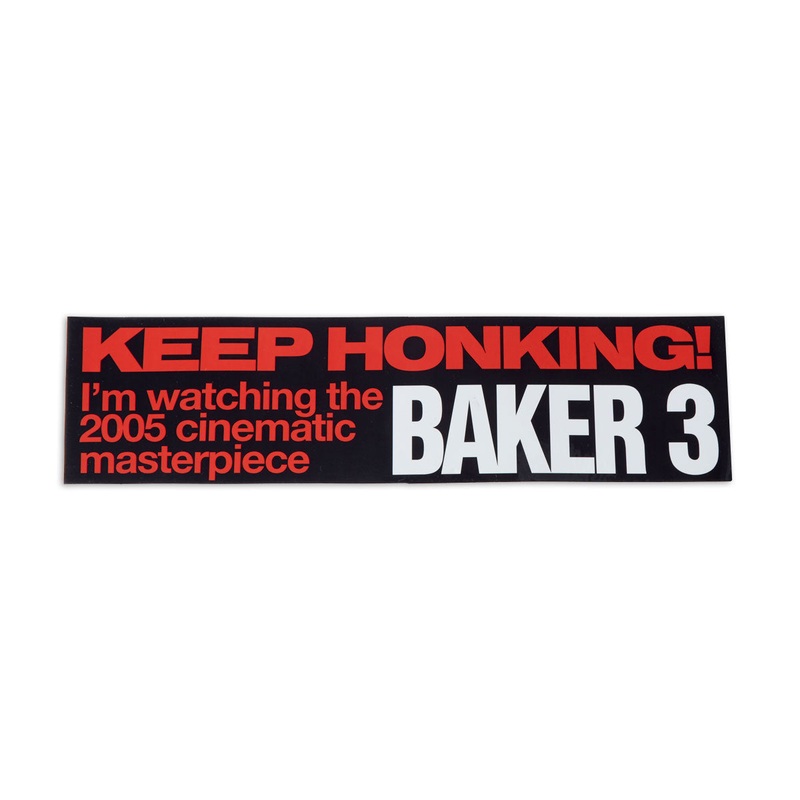 Jenkem Keep Honking Baker Bumper Sticker – Multi