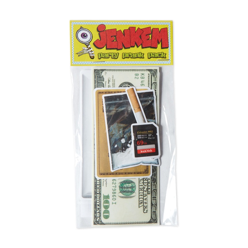 Jenkem Party Prank Pack Of Stickers – Multi