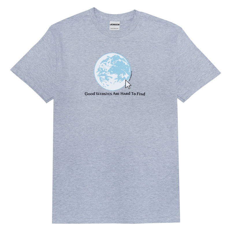 Jenkem Websites T-Shirt – Sport Grey